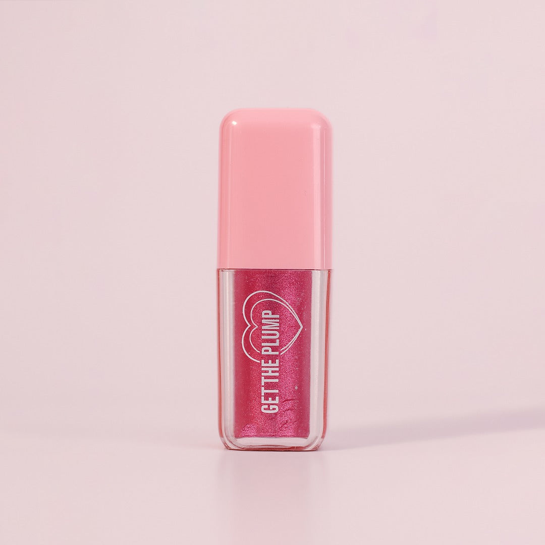 Ruby Beauty Crystal Lip Gloss Shade 04 β glittery pink high-shine gloss