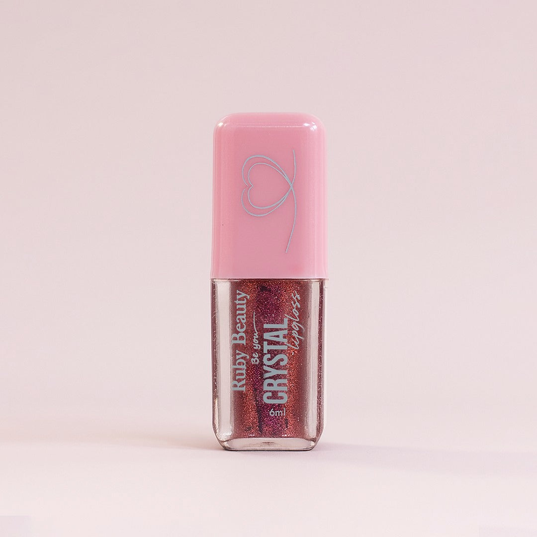 Ruby Beauty Crystal Lip Gloss Shade 05 β bold shimmer plumping lip gloss