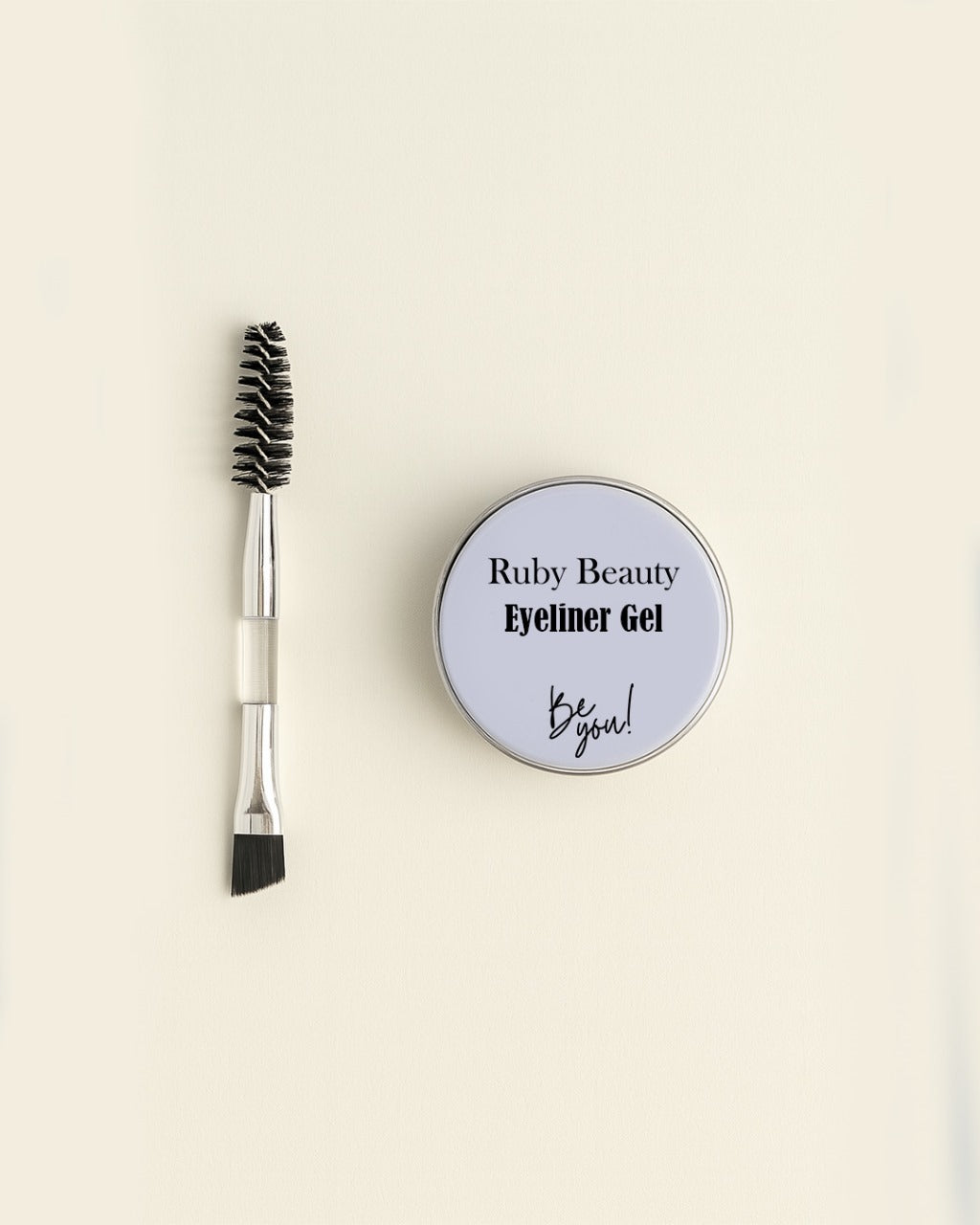 Ruby Beauty eyeliner gel with dual-ended brush, long-lasting and smudge-proof – Lebanon