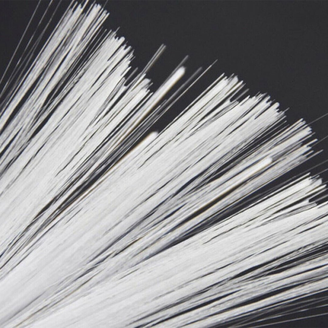 Close-up of fiberglass nail extension strands