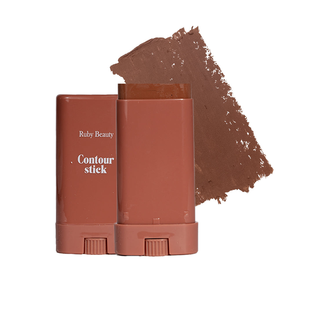 Ruby Beauty contour stick 4051 with packaging box and swatch