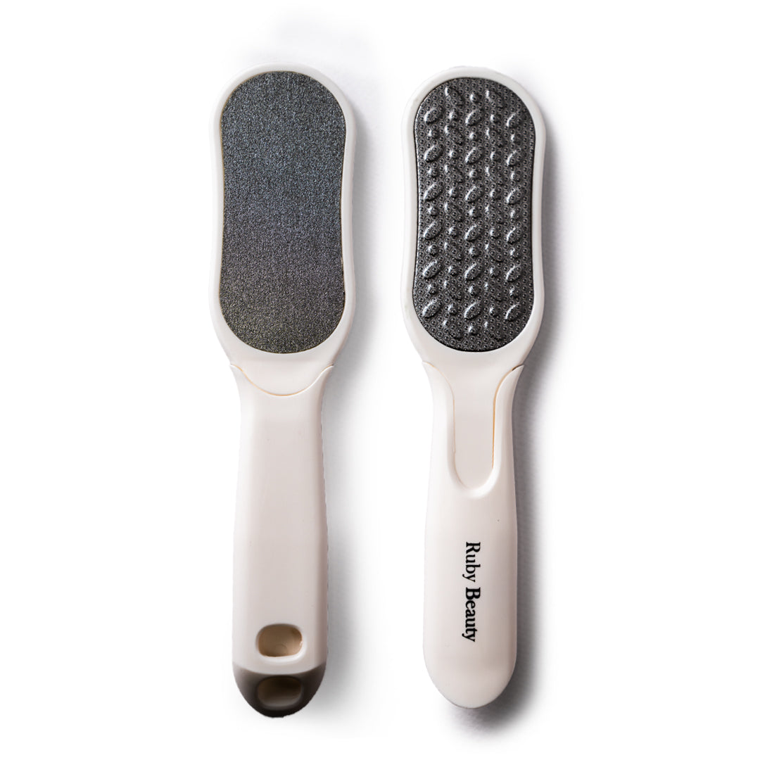 Ruby Beauty double-sided foot file β coarse and fine exfoliating surfaces