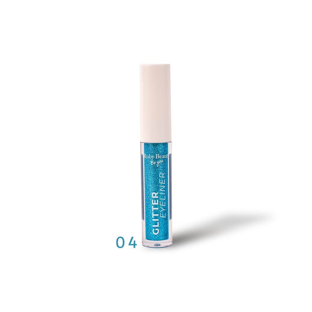 Ruby Beauty Glitter Eyeliner 04 β Electric Blue