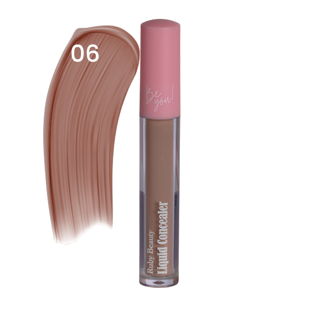 Ruby Beauty Liquid Concealer shade 06 – deep golden tone, closed tube