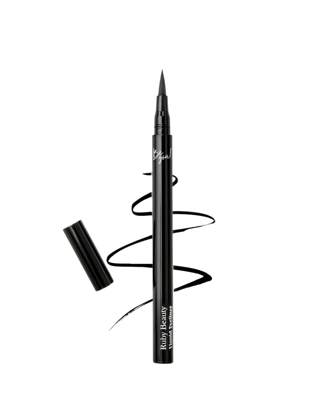 Ruby Beauty Liquid Eyeliner with fine-tip brush