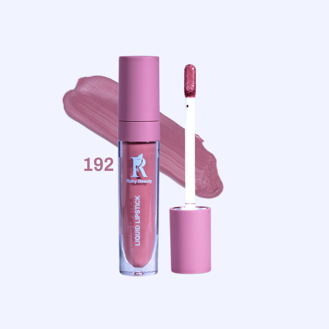 Ruby Beauty Matte Liquid Lipstick shade 192 dusty mauve