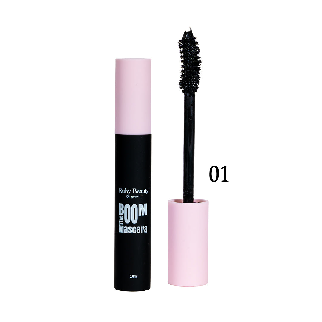 Ruby Beauty The Boom Mascara with pink cap