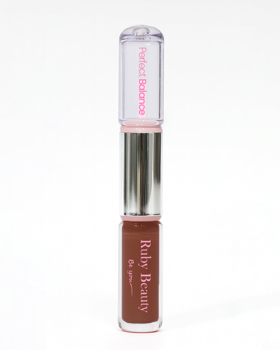 Ruby Beauty Perfect Balance 2-in-1 Lipstick and Lip Oil with glossy finish -SHADE 6
