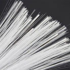Close-up of fiberglass nail extension strands