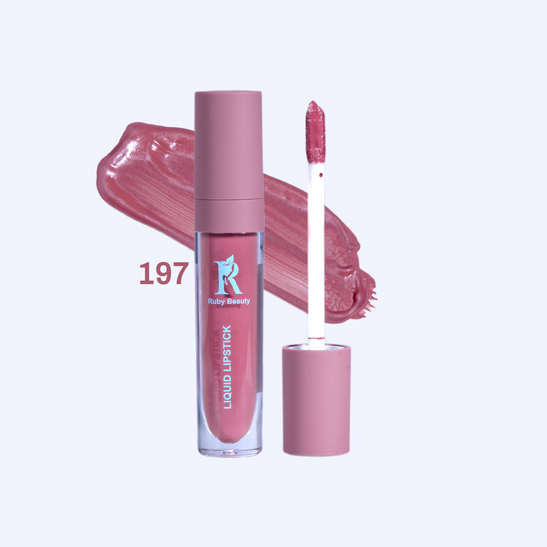 Ruby Beauty Matte Liquid Lipstick shade 197 rich red berry