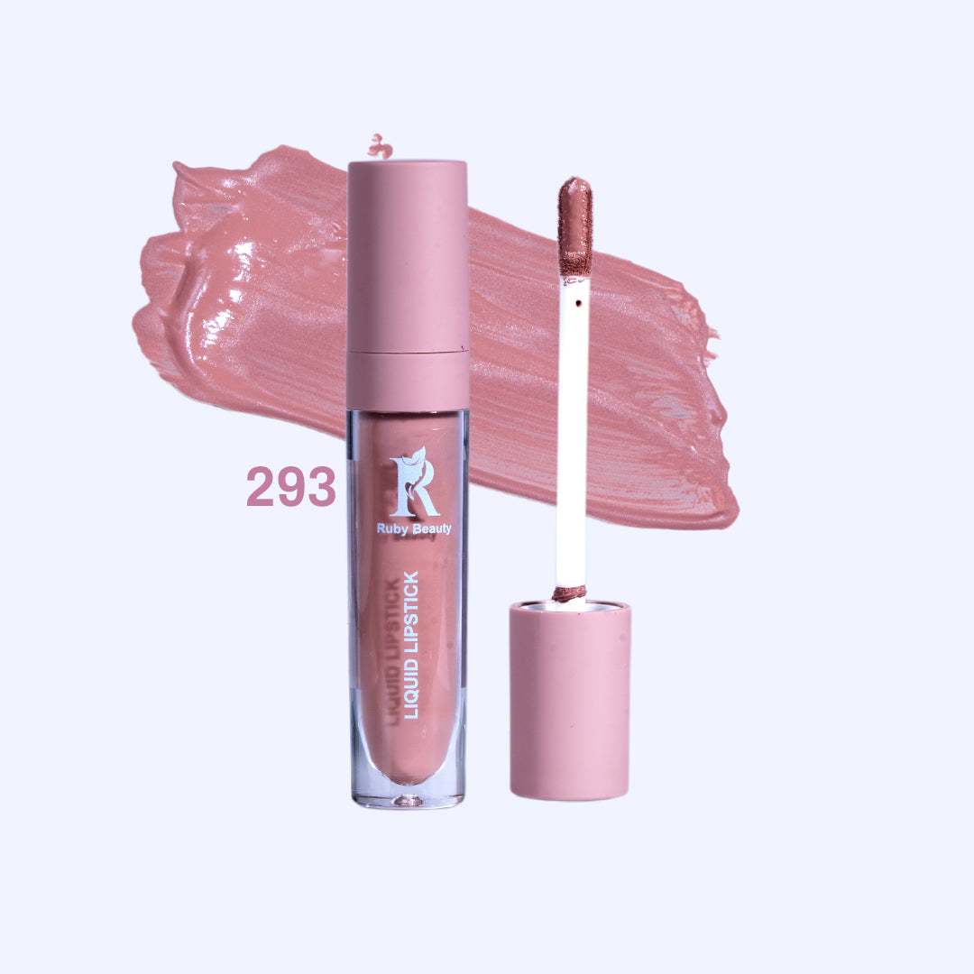 Ruby Beauty Matte Liquid Lipstick shade 293 peach nude
