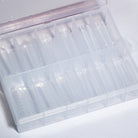 Ruby Beauty Plastic Nail Forms - Inside View with Multiple Sizes